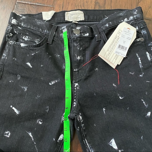 Current/Elliott Black Jeans NWT Trucker Vintage Inspired Skinny Jeans Size 29 - Picture 13 of 16